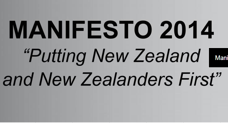NZ First Manifesto