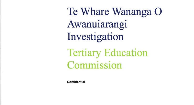 Deloitte Cover of Awanuiarangi Report